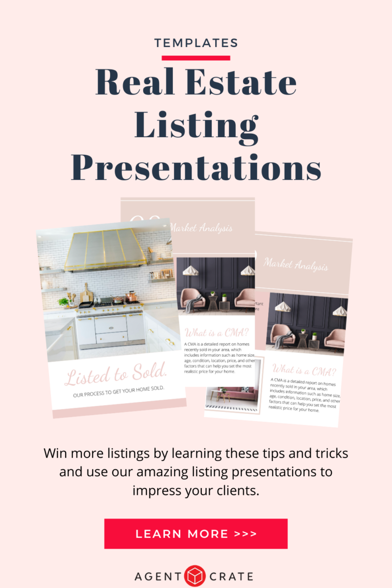 realtor listing presentation template