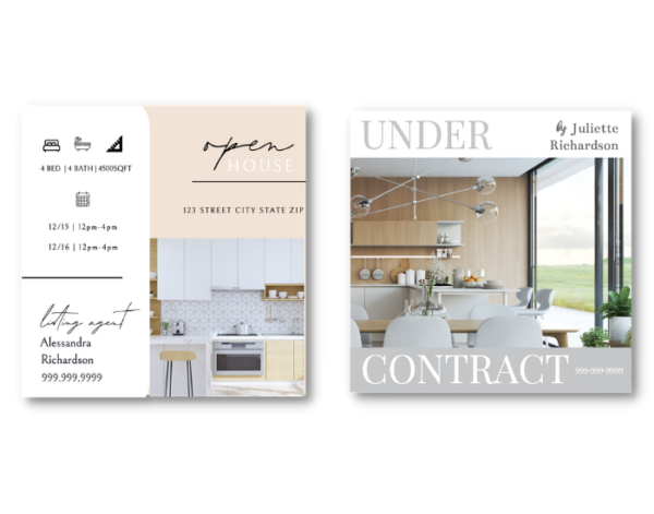 real estate social media templates