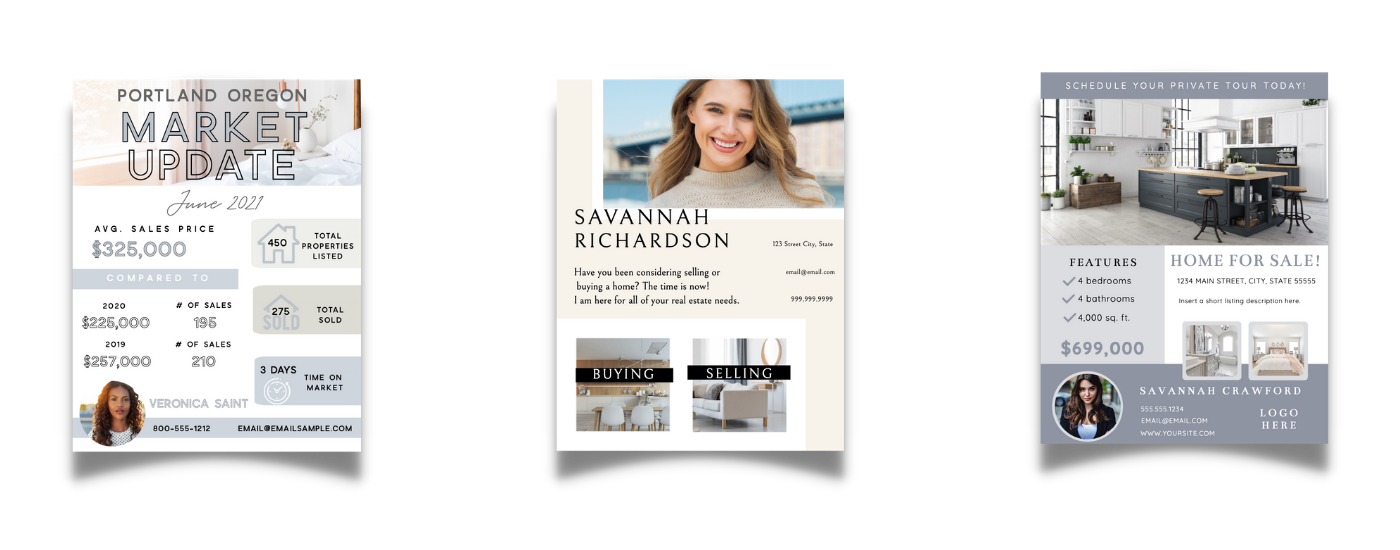 real estate social media template