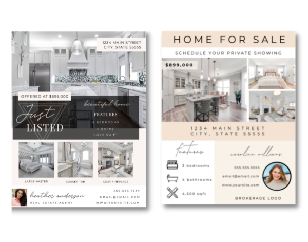 the best real estate marketing templates