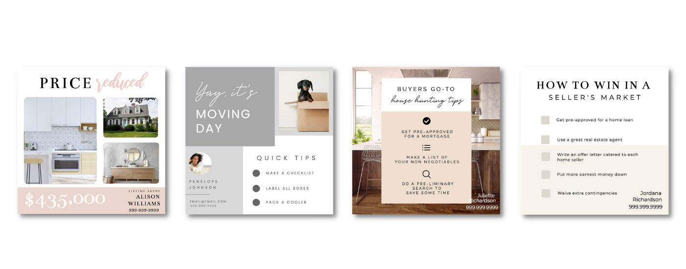 real estate social media posts