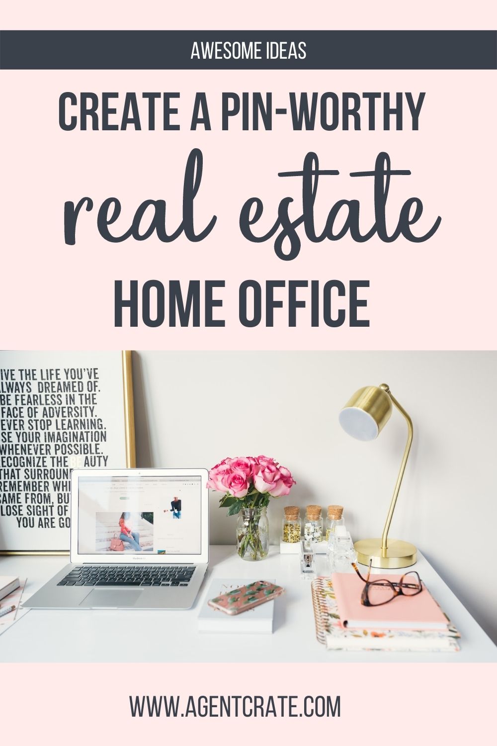 real estate home office workspace