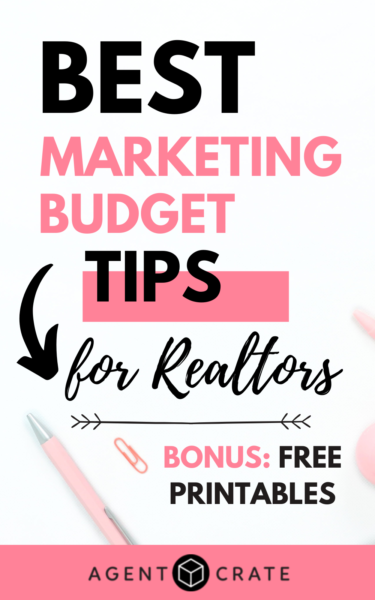 real estate marketing budget