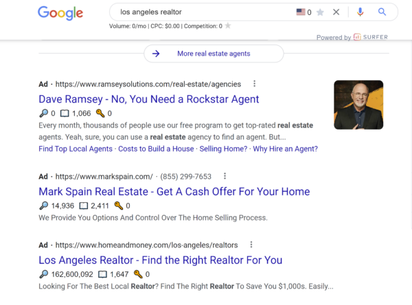 google ads for realtors