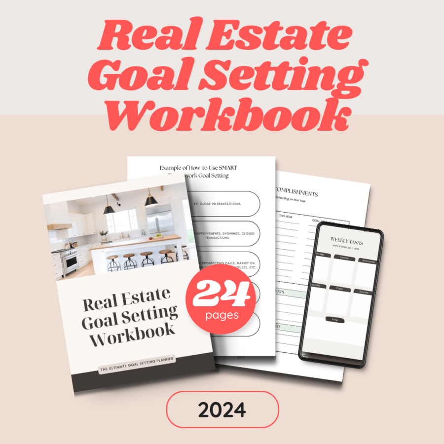 real estate goals planner by Agent Crate